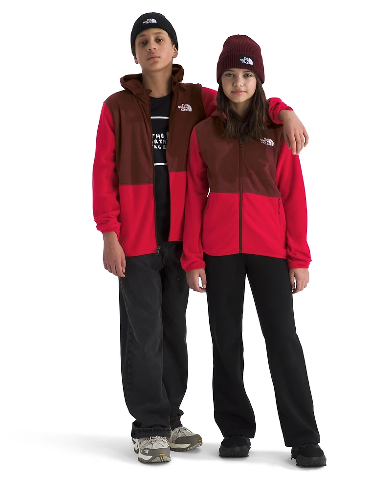 The North Face Boys and Girls 8-20 Glacier Full Zip Hooded Jacket
