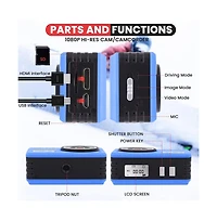 Pyle Hd 1080P Waterproof WiFi Sports Action Camera with Lcd Screen & Mount – 8MP Mini Camcorder