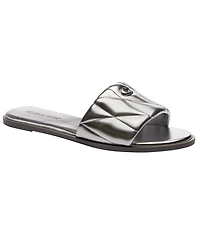 Coach Women's Holly Signature Jacquard Slip-On Sandals