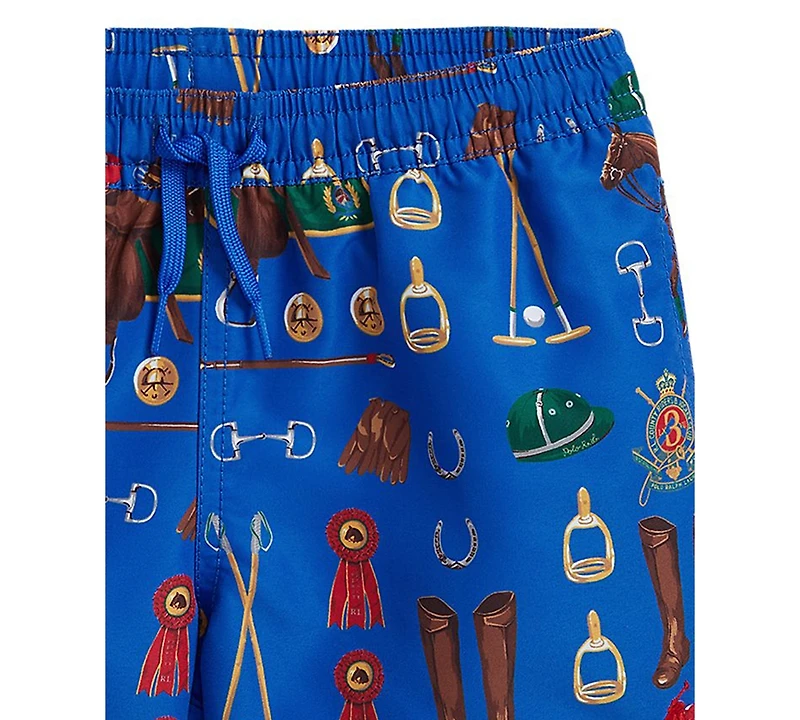 Polo Ralph Lauren Boys 2T-7 Traveler Big Pony Swim Trunks