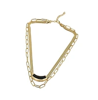 Sohi Women's The Sylvan-Snakechain Multi-Layer Necklace - California Gold