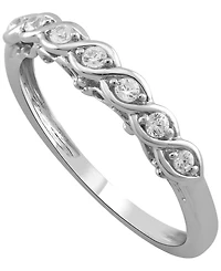 Macy's Diamond Band Ring (1/6 ct. t.w.) in 14k White Gold