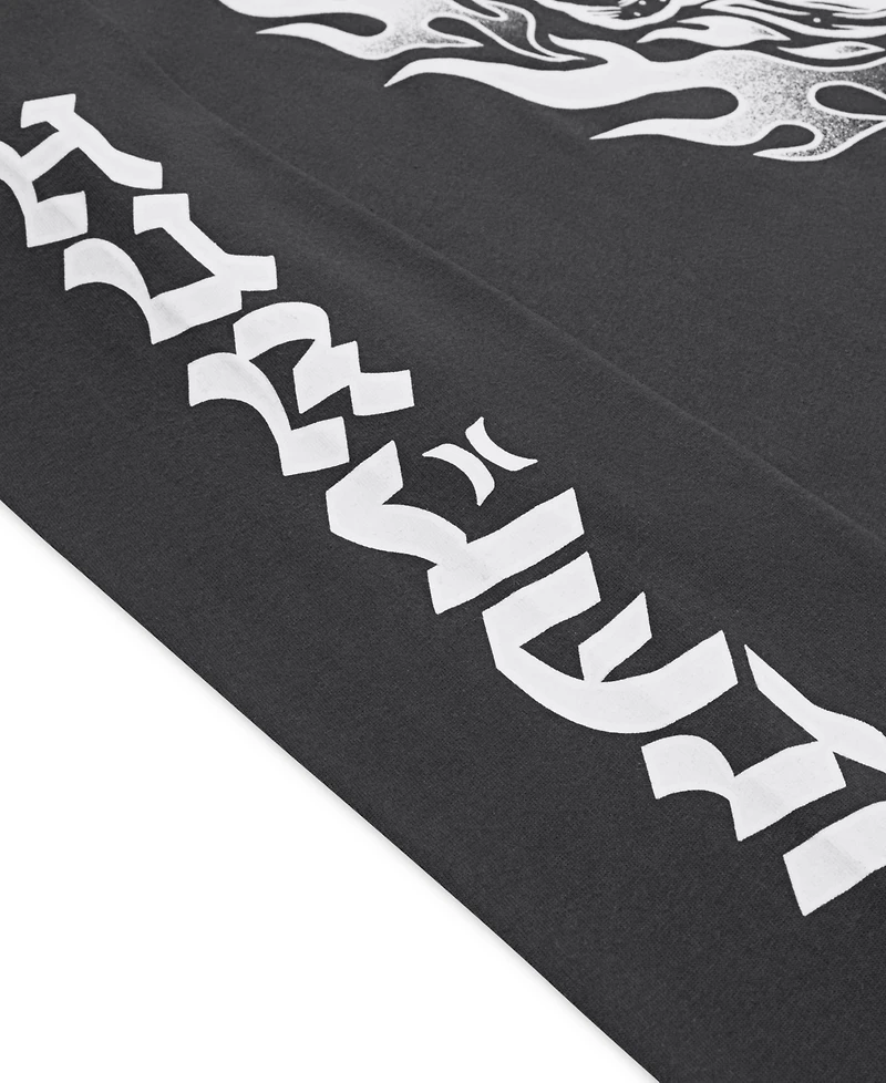 Hurley Boys 8-20 Skull Split Long-Sleeve T-Shirt