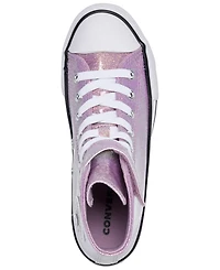 Converse Little Girls Chuck Taylor All Star Glitter Casual Sneakers from Finish Line