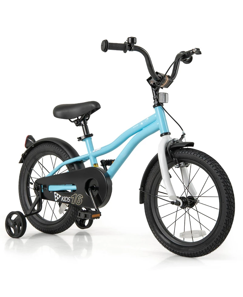 Sugift Kids Bike with Adjustable Handlebar, Seat & Training Wheels