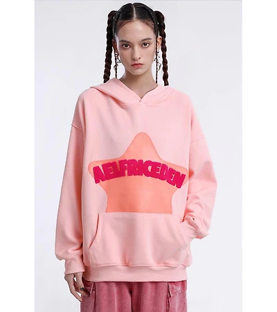 Aelfric Eden Women's Vintage Embroidery Star Pullover Hoodie