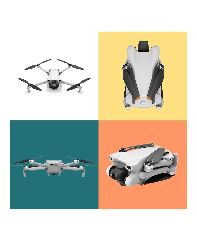 Dji Mini 3 Drone with Rc Remote Controller Bundle with 32GB microSD Card, Shoulder Bag, Landing Pad