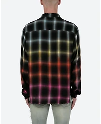 Loiter Men's mnml Ombre Flannel Shirt