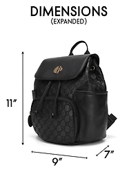 Elle Compass 11" Monogram Mini Backpack