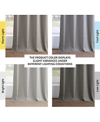 Half Price Drapes Abstract Grommet Lounge Embossed Velvet Room Darkening Curtain