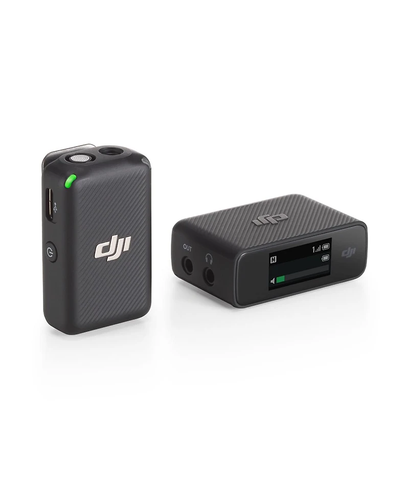 Dji Mic 2.4GHz Compact Digital Wireless Microphone System/Recorder for Camera & Smartphone with TASL500 Lavalier Microphone