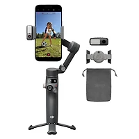 Dji Osmo Mobile 8 Smartphone Gimbal + 3-In-1 Wireless Mic Set + Power Bank + 2-Port Wall Charger