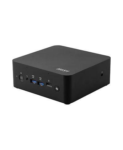 Msi Cubi Nuc Ai+ Mini Pc, Ultra 7 258V, 32GB Ram, 1TB Ssd, Windows 11 Home – compact power in sleek black design.