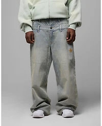 Loiter Men's Star Layered Denim Jeans