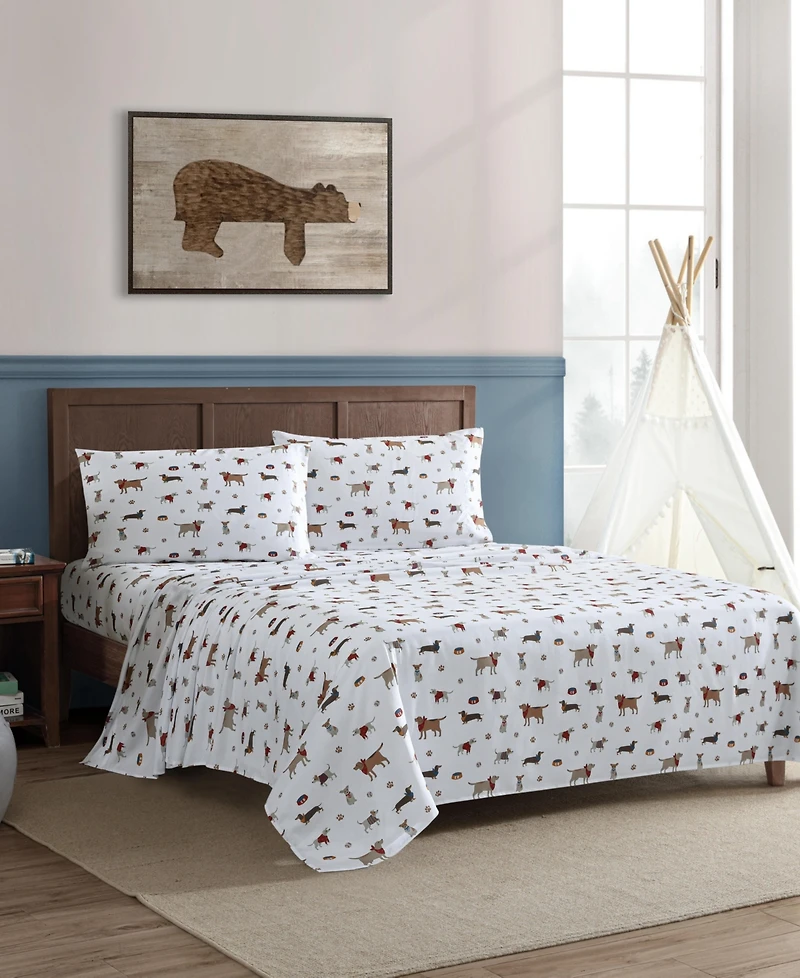 Eddie Bauer Buddy And Friends Microfiber -Pc. Sheet Set
