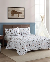 Eddie Bauer Buddy And Friends Microfiber -Pc. Sheet Set