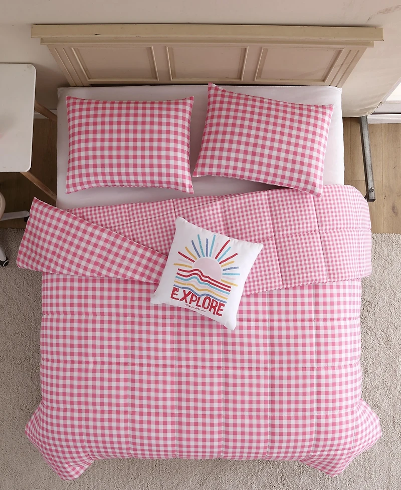 Eddie Bauer Preston Check Microfiber 3-Pc. Comforter Set, Twin