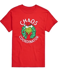 Airwaves Men's Grinch Chaos Coordinator Graphic Crewneck T-Shirt