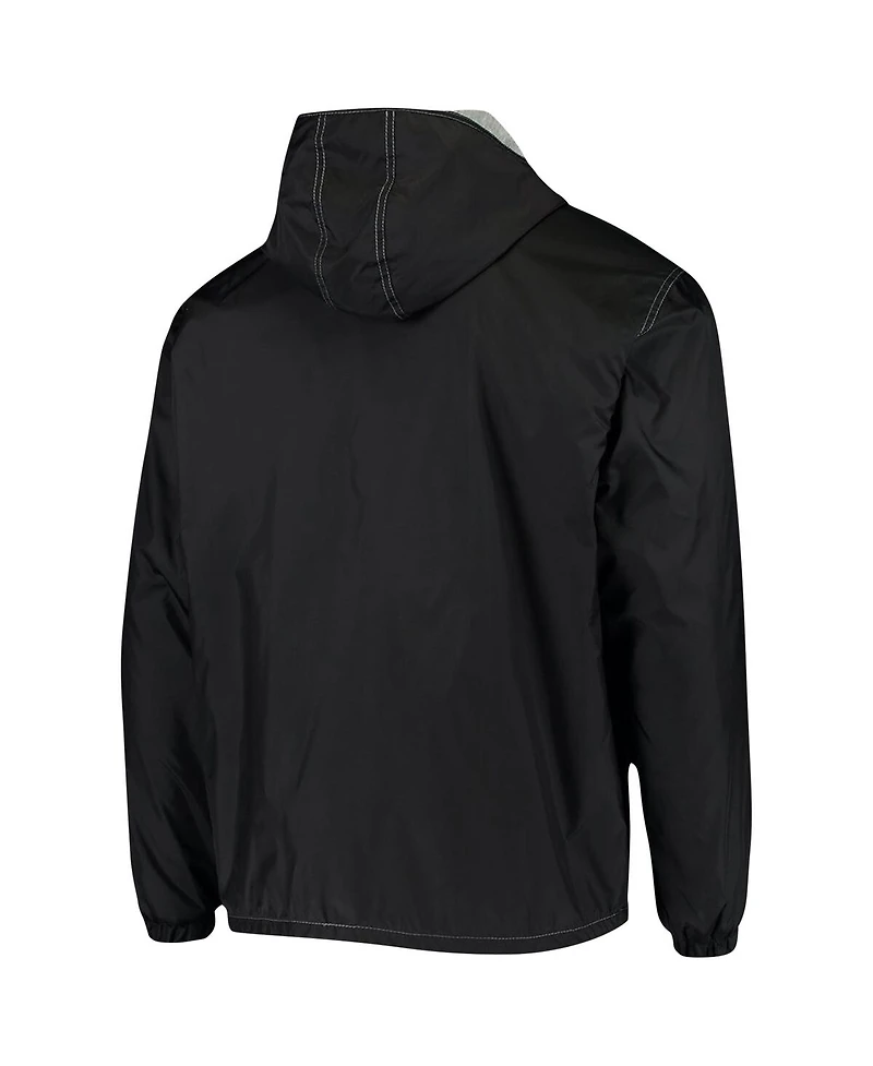 Dunbrooke Men's Black Carolina Panthers Logo Legacy Stadium Full-Zip Jacket
