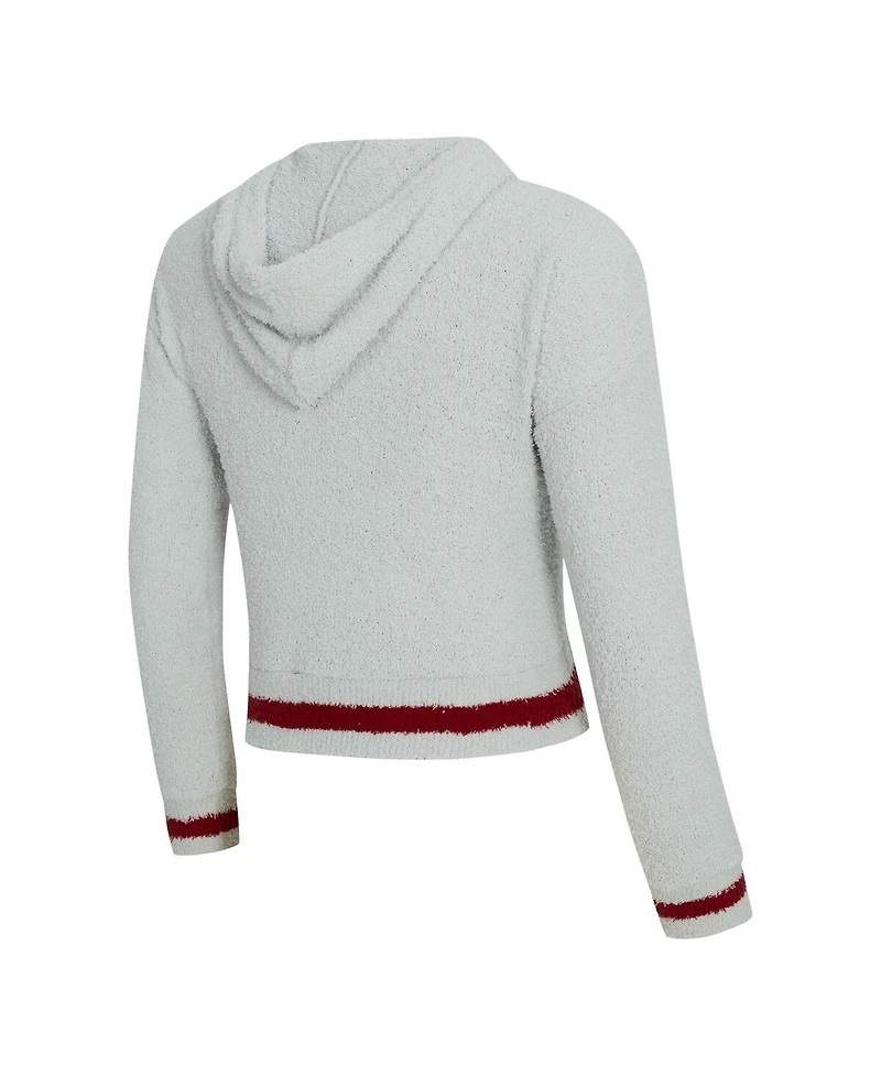 Concepts Sport Women's 2-Piece Gray/Garnet South Carolina Gamecocks Whitley Long Sleeve Hoodie Top and Shorts Set