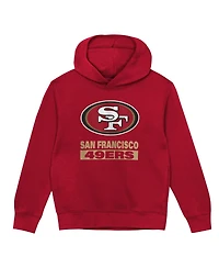 Outerstuff Toddler Scarlet San Francisco 49ers Back to Basics Hoodie