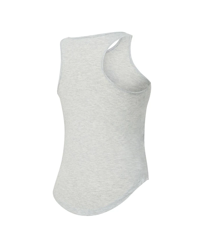 Concepts Sport Women's 2-Piece Heather Gray/Burgundy Washington Commanders Regulate Plaid Tank Top and Pants Sleep Set