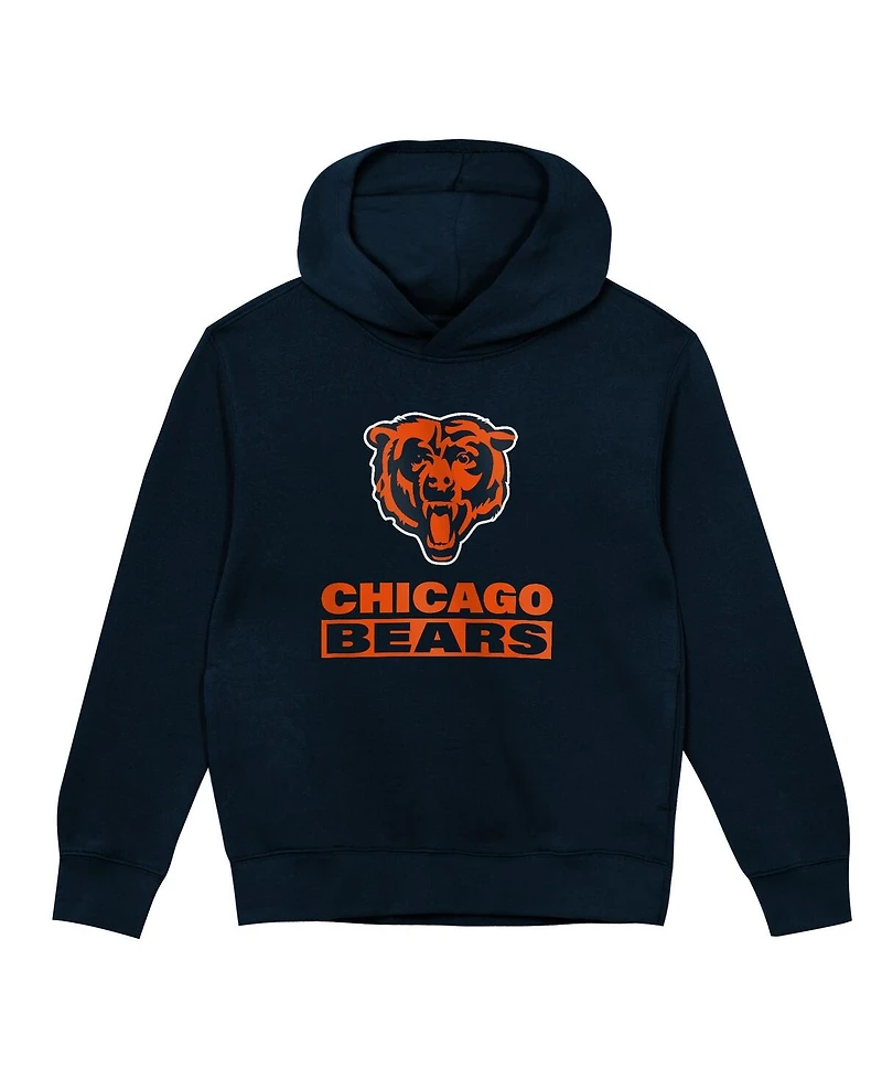 Outerstuff Preschool Navy Chicago Bears Back to Basics Hoodie