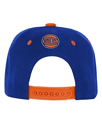 Outerstuff Big Boys and Girls Blue/Orange New York Knicks Two-Tone Snapback Hat