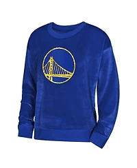 Outerstuff Big Boys and Girls Royal Golden State Warriors Step Back Sweatshirt