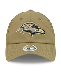 New Era Women's Green Baltimore Ravens 2025 Salute to Service Pony Tail Adjustable Hat