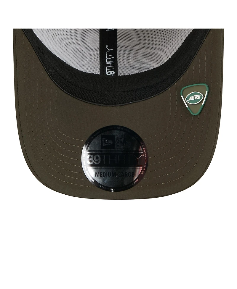 New Era Men's Camo York Jets 2025 Salute to Service 39THIRTY Flex Hat