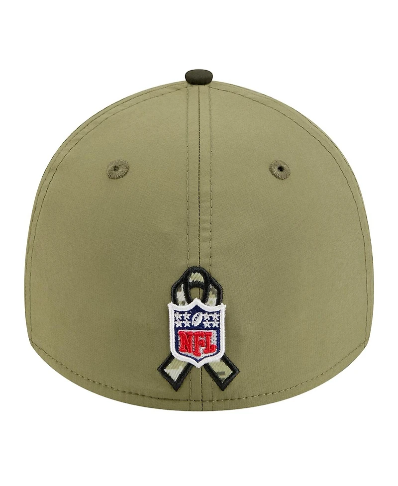 New Era Men's Green York Giants 2025 Salute to Service 39THIRTY Flex Hat