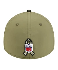 New Era Men's Green York Giants 2025 Salute to Service 39THIRTY Flex Hat