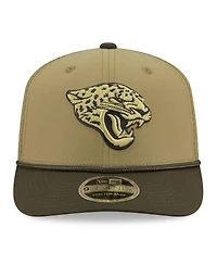 New Era Men's Green Jacksonville Jaguars 2025 Salute to Service 9SEVENTY Adjustable Hat