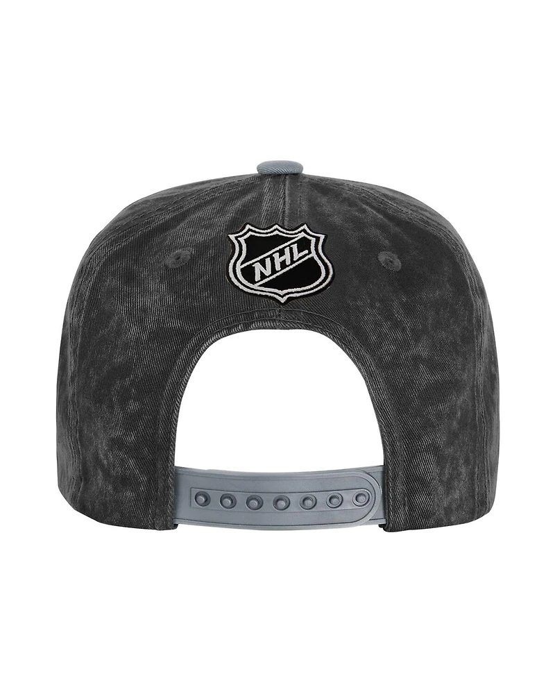 Outerstuff Big Boys and Girls Black/Silver Los Angeles Kings True Retro Deadstock Adjustable Hat