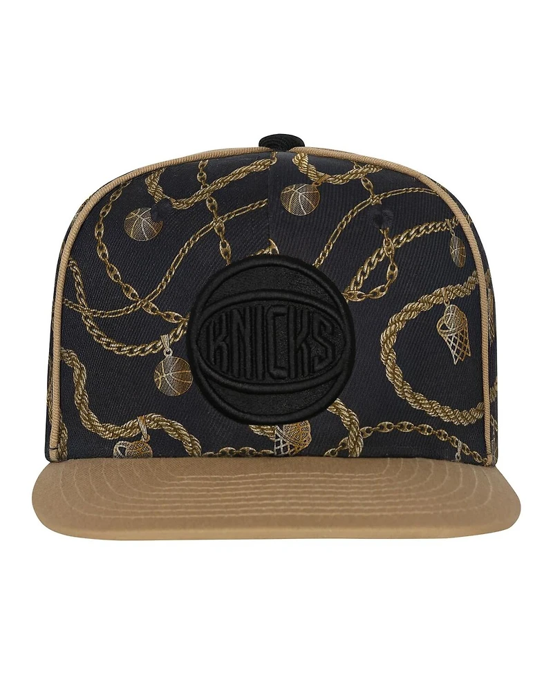 Outerstuff Big Boys and Girls Black New York Knicks Street Hooper Snapback Hat