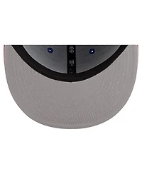 New Era Men's Blue Denver Nuggets Statement Edition Jersey Hook 59Fifty Fitted Hat