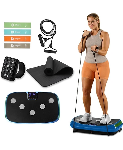 LifePro Rumblex 4D Vibration Plate – Triple Motor, 3D/4D Vibration for Whole Body Fitness