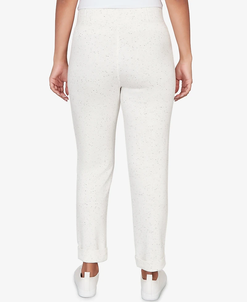 Ruby Rd. Petite Ultra Soft Knit Cuffed Ankle Pant