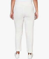 Ruby Rd. Petite Ultra Soft Knit Cuffed Ankle Pant