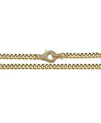 Stylish polished Curb Link Chain Necklace