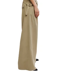 Free People Women's Julien Wide Leg Pull-On Chino Pants