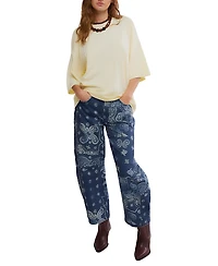 Free People Women's Perfect Oversized Crewneck T-Shirt