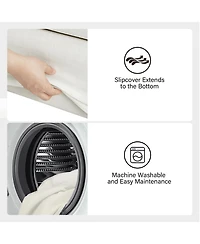 Farmhouse Patrice 80.7" Slipcovered Sofa