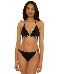 Trina Turk Women's Triumph Micro Braided Swim Hipster Bottom