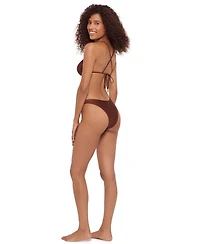 Steve Madden Women's X-Back Ring V-Neck Bralette Top