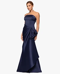 Xscape Petite Strapless Long Dress