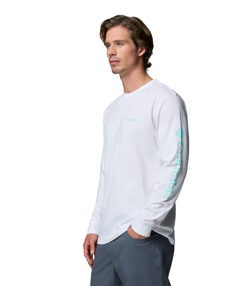 Columbia Men's Fundamental Graphic Long-Sleeve T-Shirt