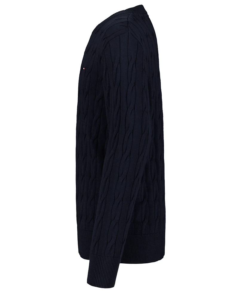 Tommy Hilfiger Boys 8-20 Cable Crewneck Sweater
