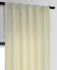Half Price Drapes Dobby Linen Curtain